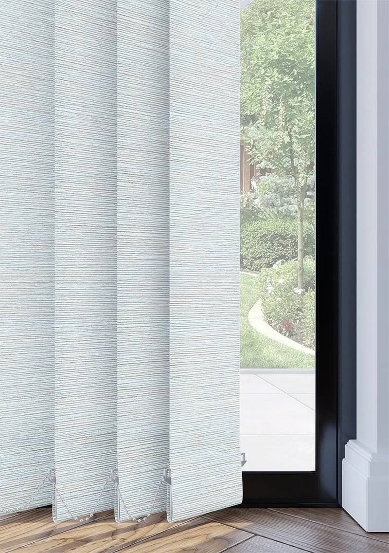 Sky Marbled Weave Vertical Blind
