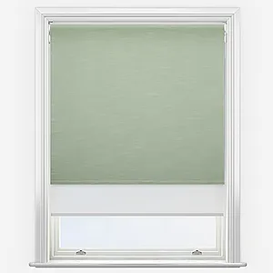 Hayworth Fern & White Double Roller Blind