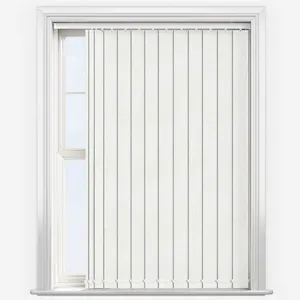 Voga Blackout White Textured Vertical Blind