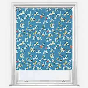 Sonova Studio Farm Alphabet Cloud Blue Roller Blind
