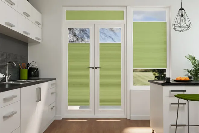 Precision Lime Green - Perfect Fit Cellular Blackout Blind