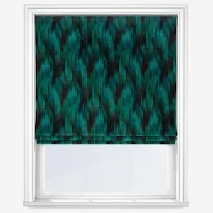 Bargello Jade Roman Blind