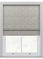 Laura Ashley Willow Leaf Chenille Natural Roman Blind