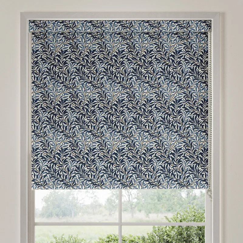 William Morris Willow Bough Translucent Made To Measure Roller Blind Midnight