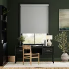 Soft Raise Voyage Blackout Storm Grey Roller Blind