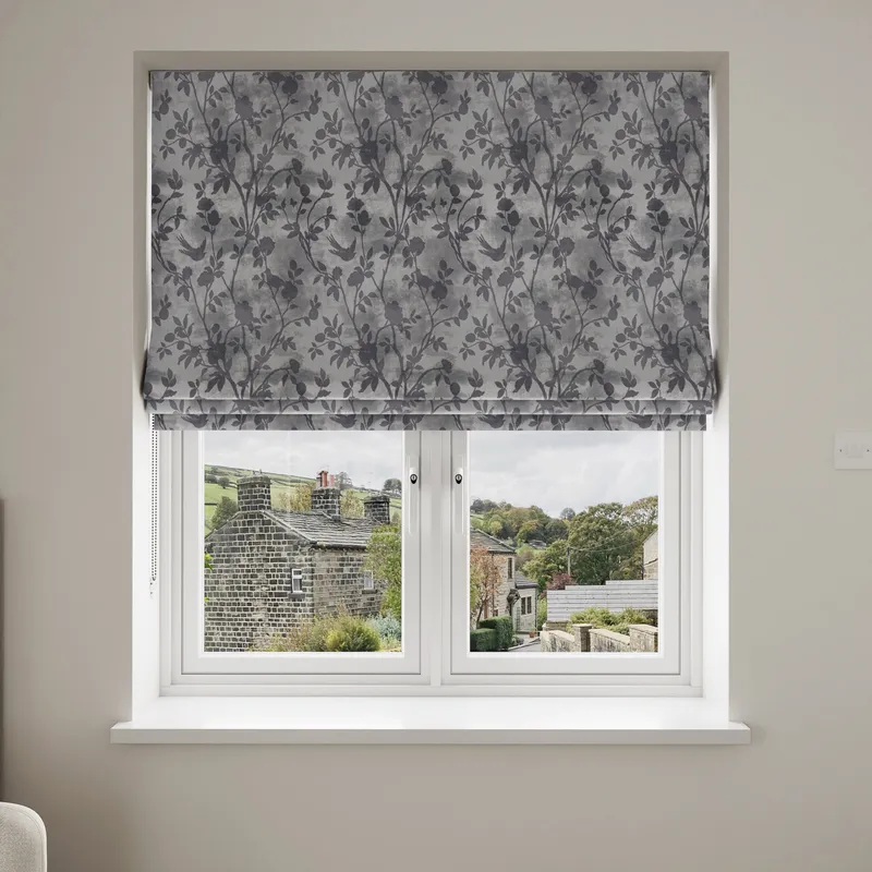 Laura Ashley Eglantine Silhouette Woven Dove Blinds Uk