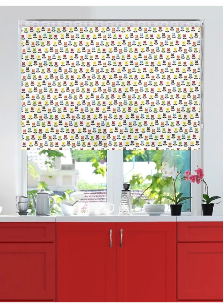 Flower Power Daylight Floral Roller Blind