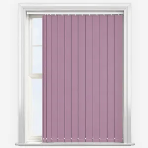 Deluxe Plain Wisteria Vertical Blind