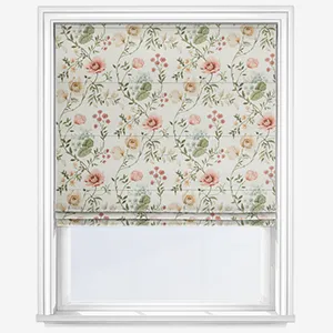 Longmoor Apricot Roman Blind