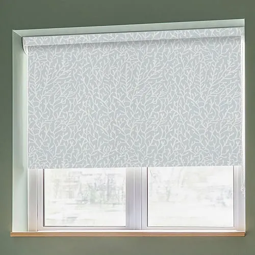 Athena Teal Light Filtering Roller Blinds