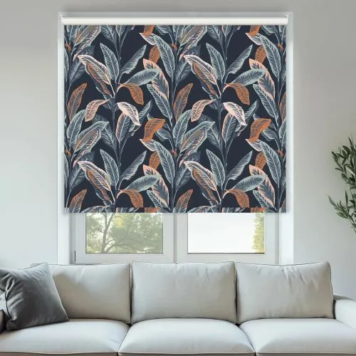 Island Palm Lagoon Roller Blinds - Shop Now