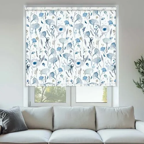 Loftus Blue Cordless Roller Blinds - Shop Now