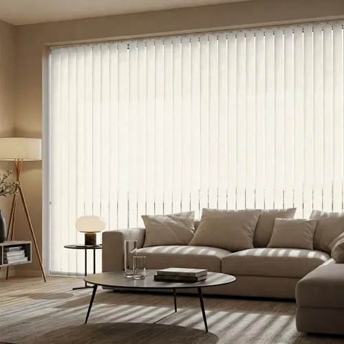 Piper Ivory Light Filtering Vertical Blinds