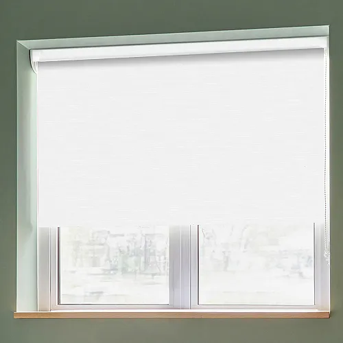 Charm White (Blackout) Grip Fit Roller Blinds