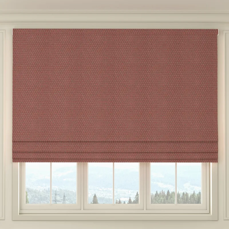 House Llewelyn-bowen Oak Leaf Made To Measure Roman Blind Paprika