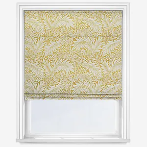 William Morris At Home Larkspur Woven Ochre Roman Blind