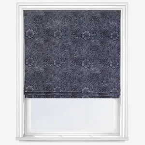 William Morris At Home Marigold Velvet Indigo Roman Blind