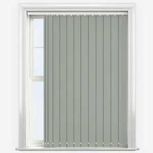 Deluxe Plain Mist Grey Vertical Blind