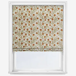 Stoneleigh Burnt Sienna Roman Blind