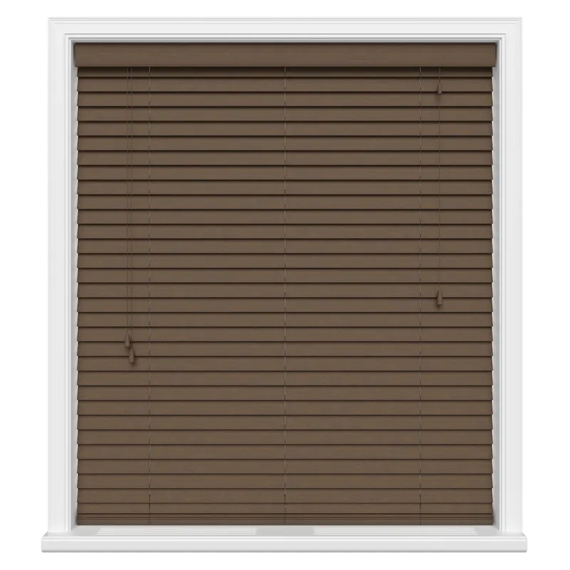 Walnut Basswood Real Wood Blinds Uk