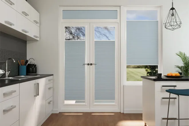 Classic Sky Blue - Perfect Fit Cellular Blackout Blind