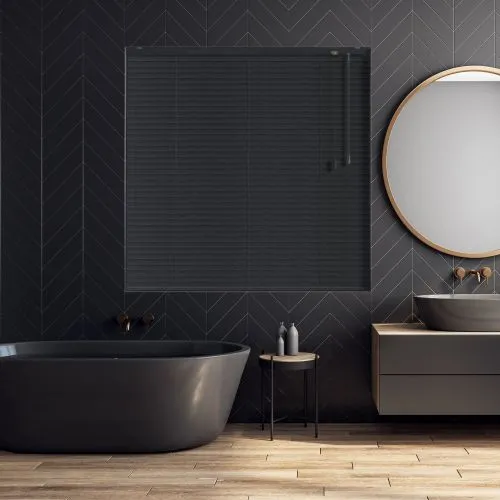 Hammered Black Venetian Blind