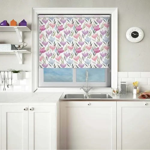 Melia Blush Roller Blind