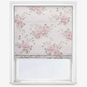 Shabby Chic By Rachel Ashwell Belle Hydrangea Powder Pink Roman Blind