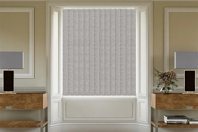Cashmere Natural - Textured Vertical Blind