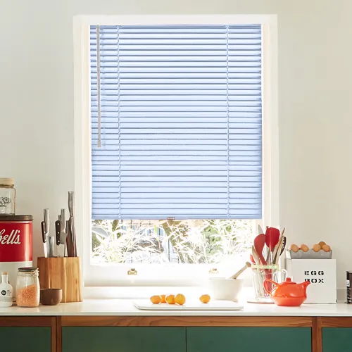 Oriental Blue Perfect Fit Venetian Blinds