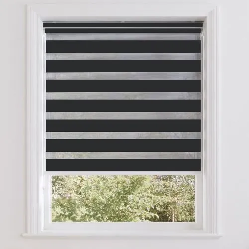 View Black Day & Night Roller Blinds