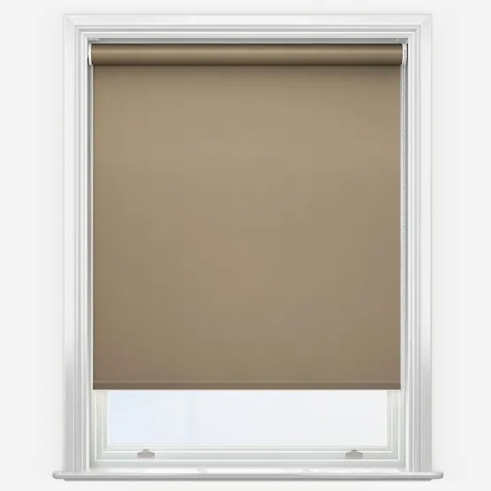 Carnival Blackout Praline Roller Blind