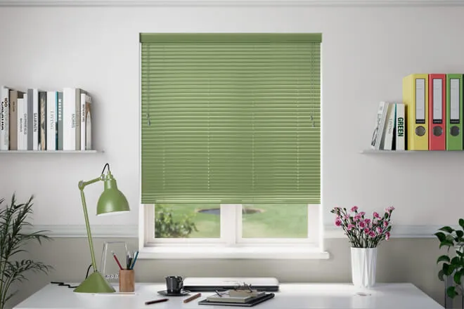 Galaxy Olive Green Gloss - Venetian Blinds