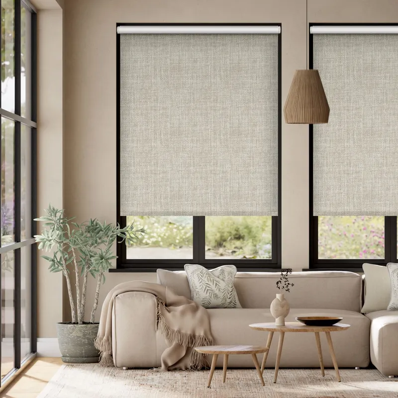 Moda Blackout Stone Grey Roller Blind