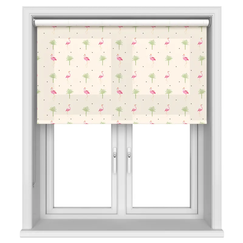 Sara Miller Flamingo Cream Blinds Uk
