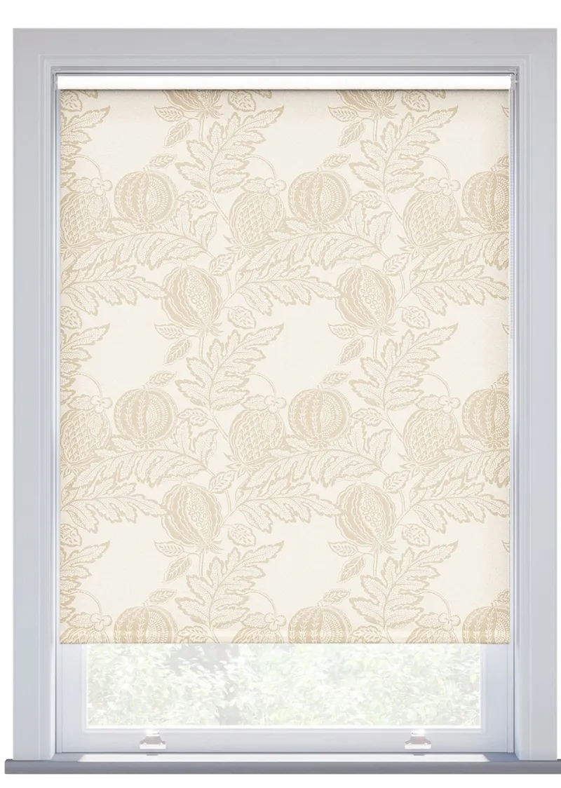 Jl X Sanderson Cantaloupe Almond Roller Blind
