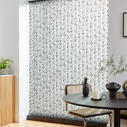 Vinnie Carbon Light Filtering Vertical Blinds