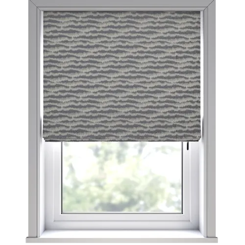 Nomad Slate Deluxe Roman Blinds