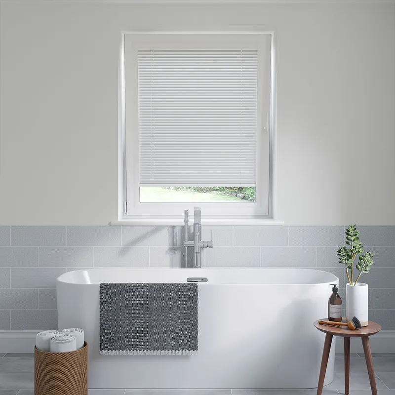 Perfect Fit Silver Feather Venetian Blinds 25mm