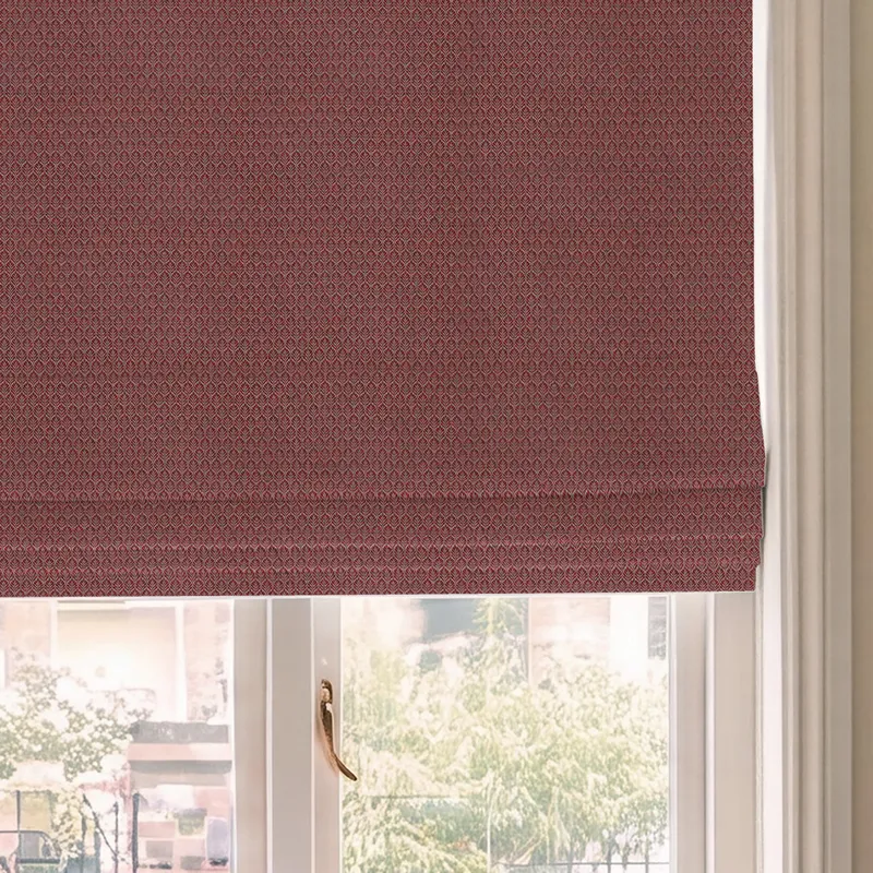 House Llewelyn-bowen Oak Leaf Made To Measure Roman Blind Paprika