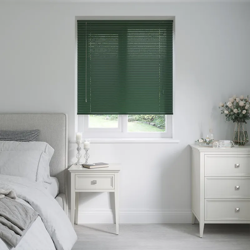 Majestic Green Venetian Blinds 25mm