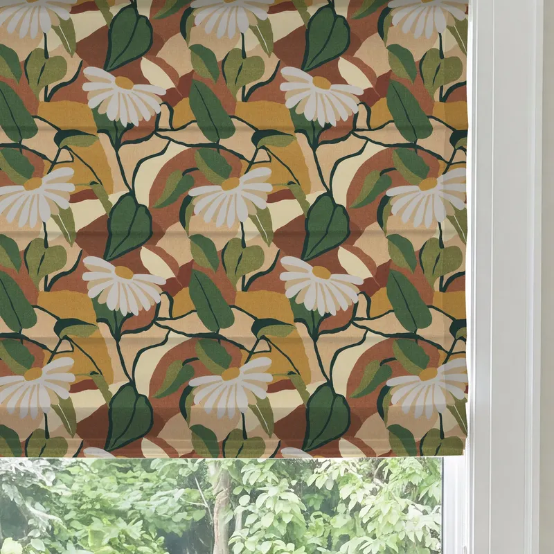 Ante Decor Bowie Made To Measure Roman Blind Mars Rust