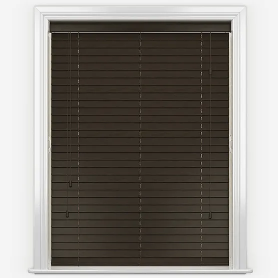 Lusso Dark Walnut Wooden Venetian Blind