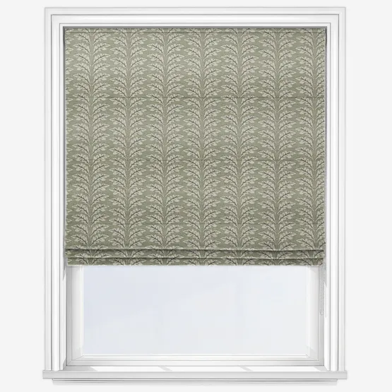 Woodcote Sage Roman Blind