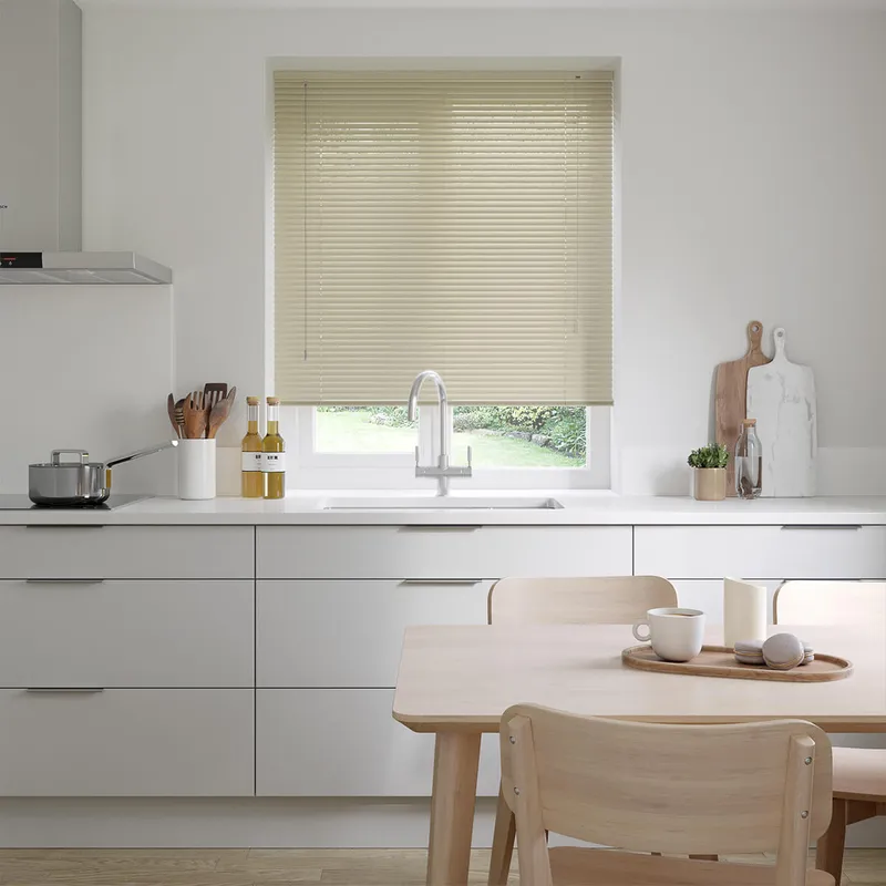Cream Candle Glow Venetian Blinds 25mm