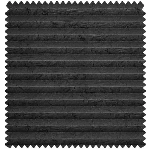 Mirabella Perla Black Freehanging Pleated Blinds