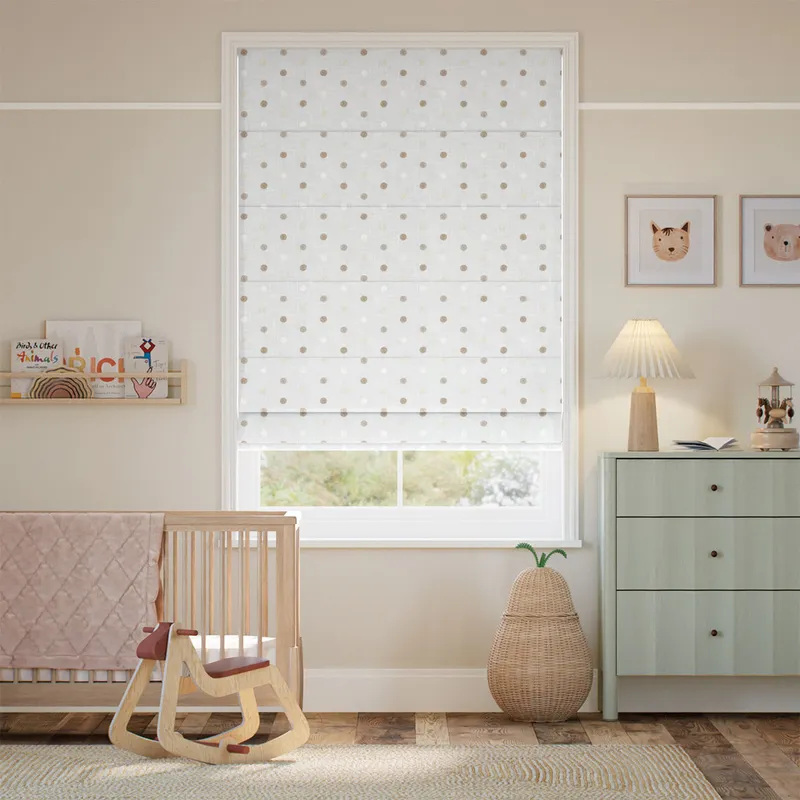 Blanca Spot Neutral Roman Blind