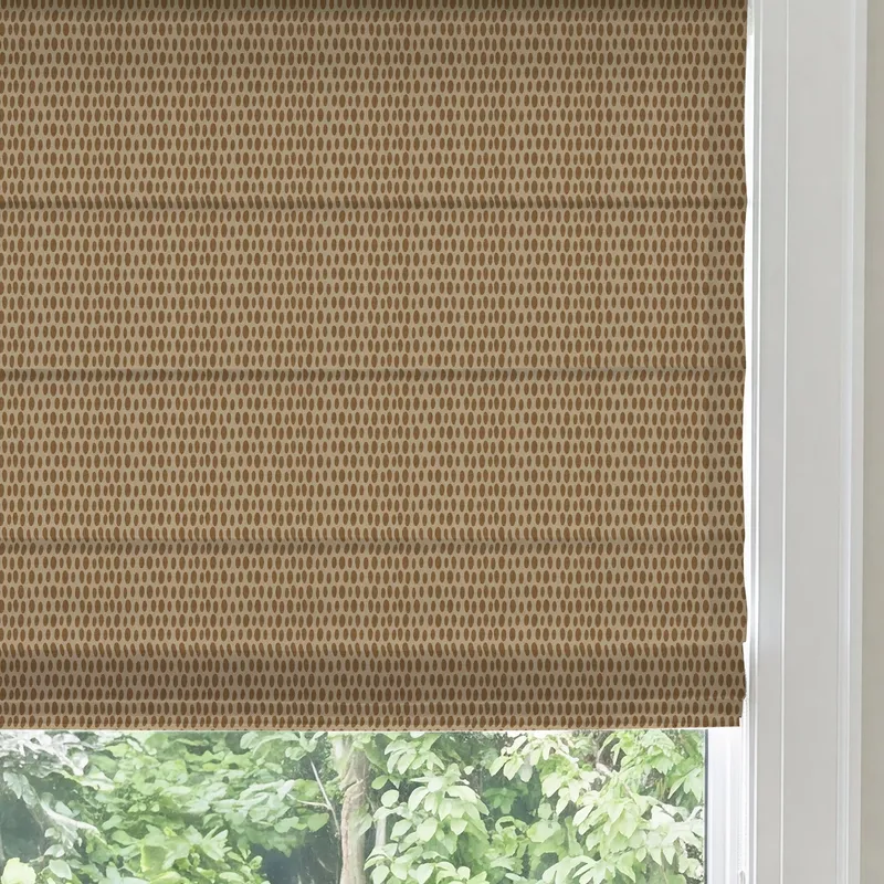 Ante Decor Mercury Made To Measure Roman Blind Vintage Gold