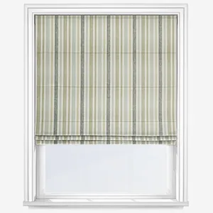 Tiverton Stripe Pampas Roman Blind