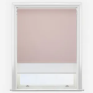 Pop Blackout Blush & White Double Roller Blind